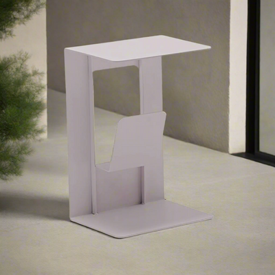 Sofia Outdoor Aluminium Magazine Side Table 40 cm