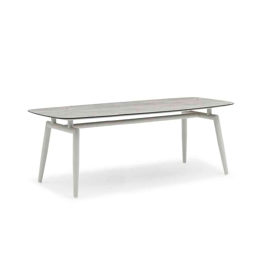 Sorrento Outdoor Aluminium Dining Table with High-pressure Laminate Top 180 cm