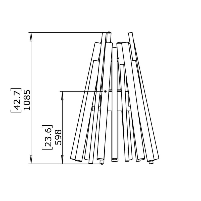 Ecosmart Stix 8 Outdoor Firepit