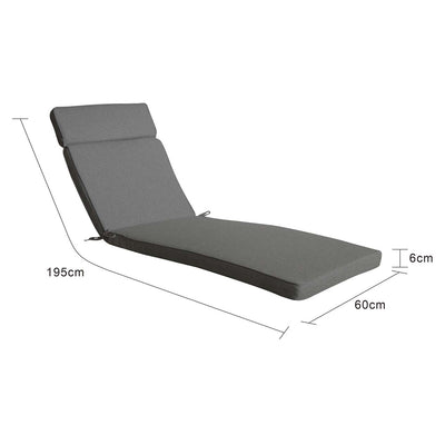 Outdoor Sunlounger Cushion