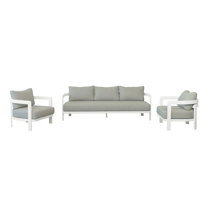 Tampa 5 Seater Aluminium Outdoor Lounge