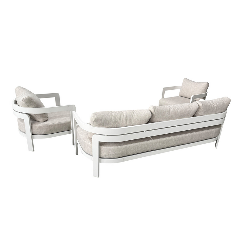 Tampa 5 Seater Aluminium Outdoor Lounge