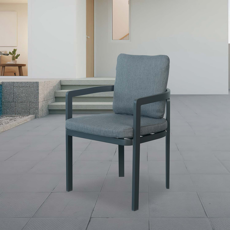 Tampa Aluminium Outdoor Dining Chair