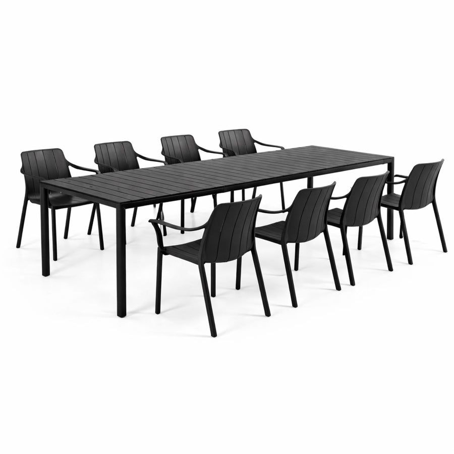 Nardi Tevere 211/275 Table Tiberina Armchair Outdoor Dining Setting