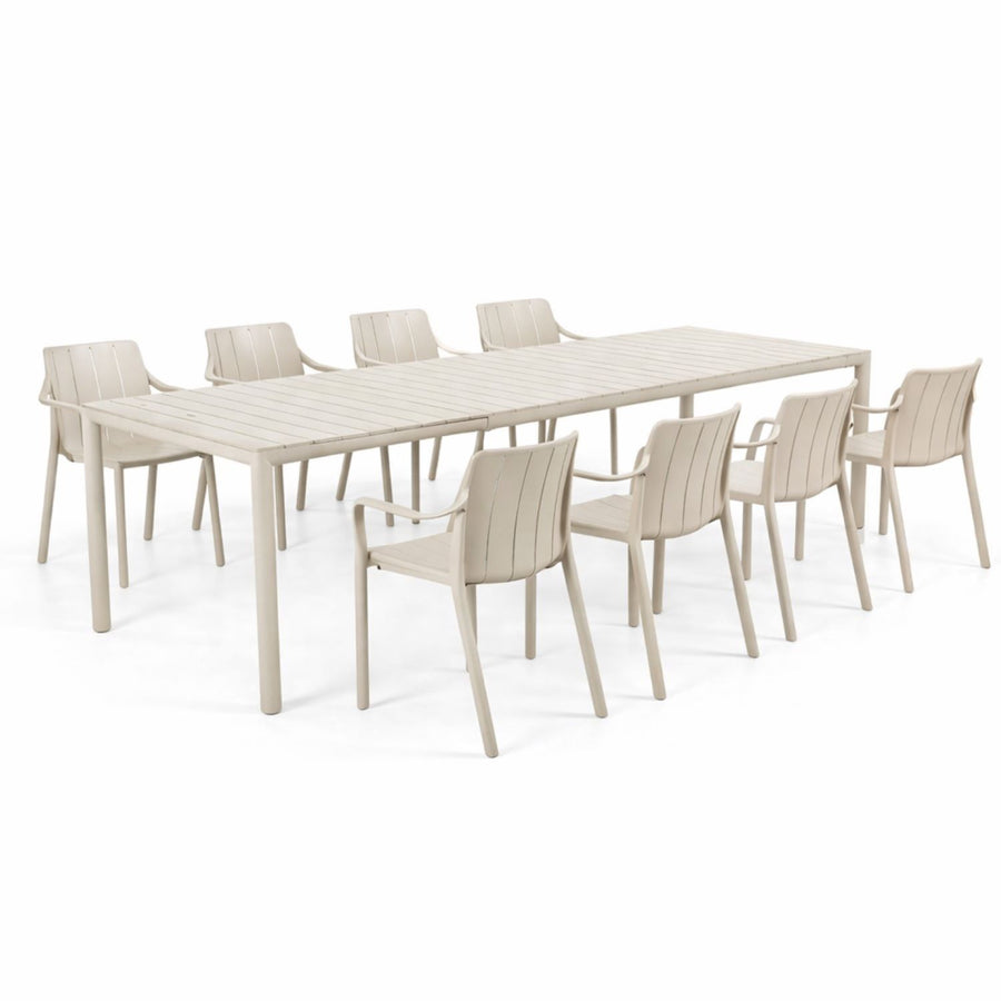 Nardi Tevere 211/275 Table Tiberina Armchair Outdoor Dining Setting