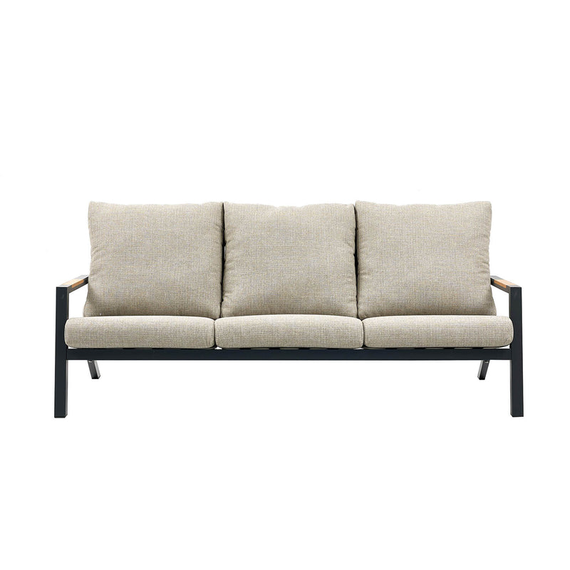 Toronto 3 Seater Outdoor Aluminium Lounge