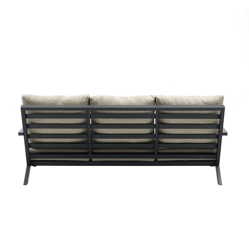 Toronto 3 Seater Outdoor Aluminium Lounge