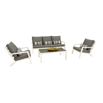 Toronto 5 Seater Outdoor Aluminium Lounge
