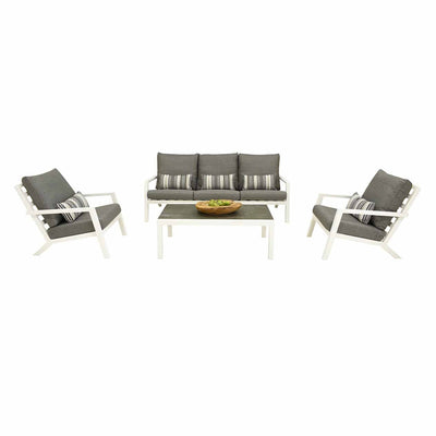 Toronto 5 Seater Outdoor Aluminium Lounge