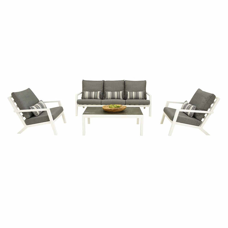 Toronto 5 Seater Outdoor Aluminium Lounge