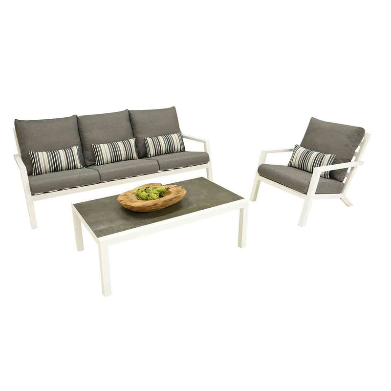 Toronto 5 Seater Outdoor Aluminium Lounge