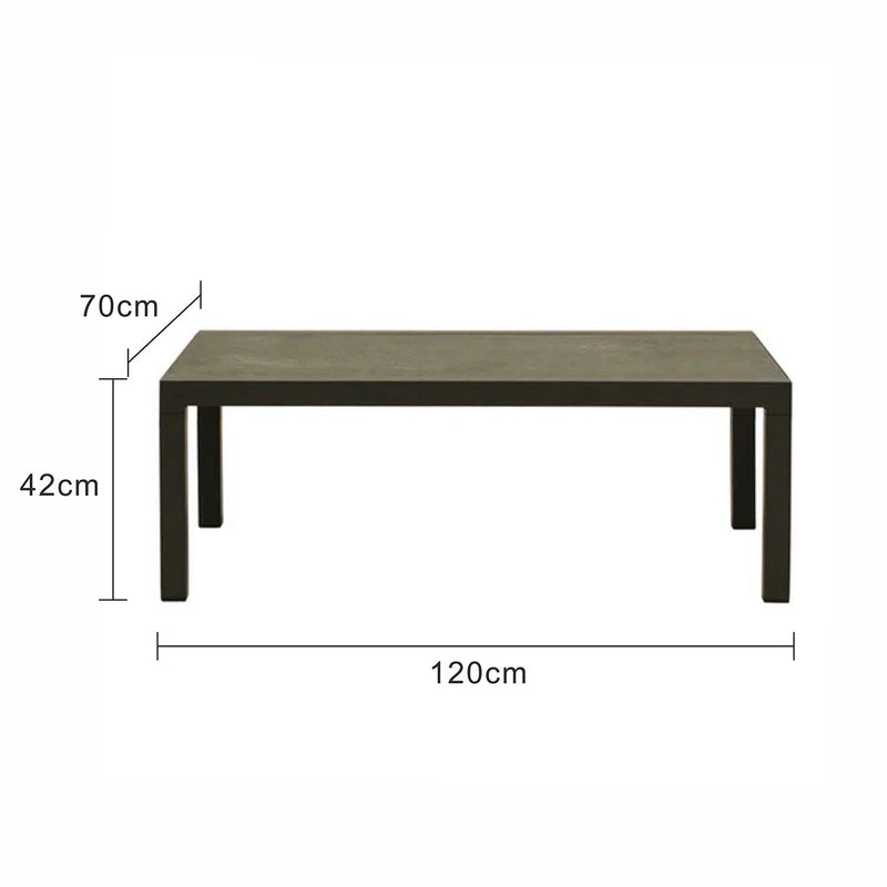 Toronto Outdoor Ceramic Coffee Table 120 cm