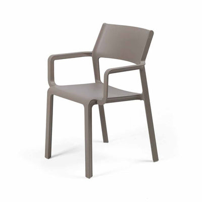 Trill chair by Nardi, a durable and lightweight outdoor furniture piece, available as outdoor chairs in various colours.