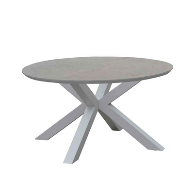 Trivento II Ceramic Outdoor Round Dining Table 130 cm