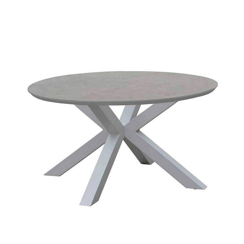 Trivento II Ceramic Outdoor Round Dining Table 130 cm