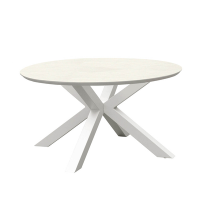Trivento II Ceramic Outdoor Round Dining Table 130 cm