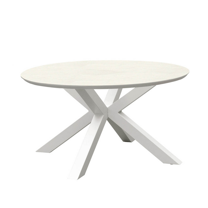 Trivento II Ceramic Outdoor Round Dining Table 130 cm