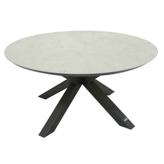 Trivento II Ceramic Outdoor Round Dining Table 148 cm