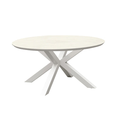 Trivento II Ceramic Outdoor Round Dining Table 148 cm