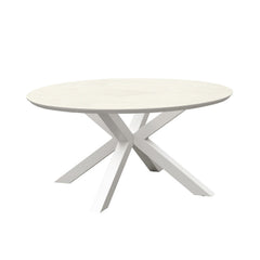 Trivento II Ceramic Outdoor Round Dining Table 148 cm
