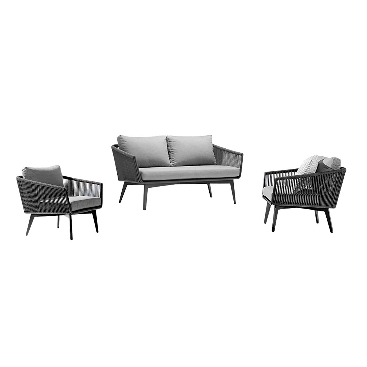 Truro 4 Seater Outdoor Rope Lounge – Remarkable Outdoor Living