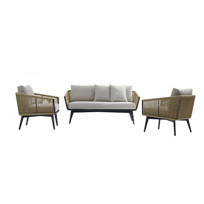 Truro 4 Seater Outdoor Rope Lounge