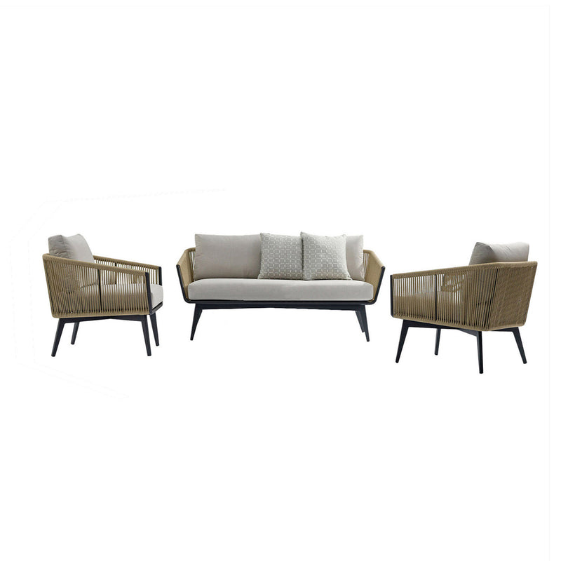 Truro 4 Seater Outdoor Rope Lounge