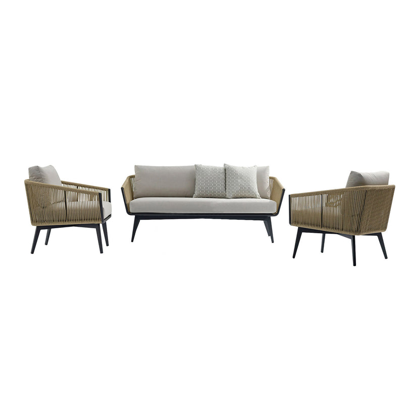 Truro 5 Seater Outdoor Rope Lounge