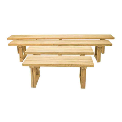 Valley Outdoor Recycled Teak Bench 300 cm