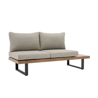 Vancouver 5 Seater Aluminium Outdoor Modular Lounge With Coffee Table 100 cm