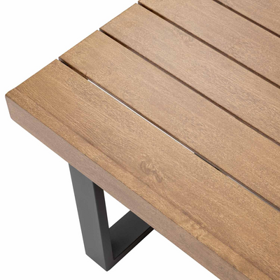 Vancouver 5 Seater Aluminium Outdoor Modular Lounge With Coffee Table 100 cm