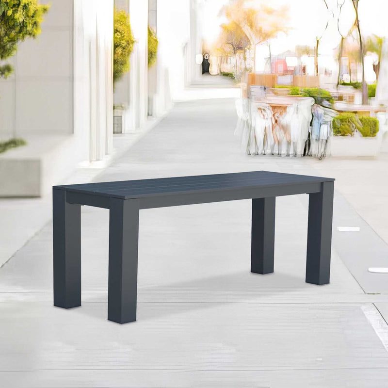 Vernon Aluminium Outdoor  Bench 120 cm