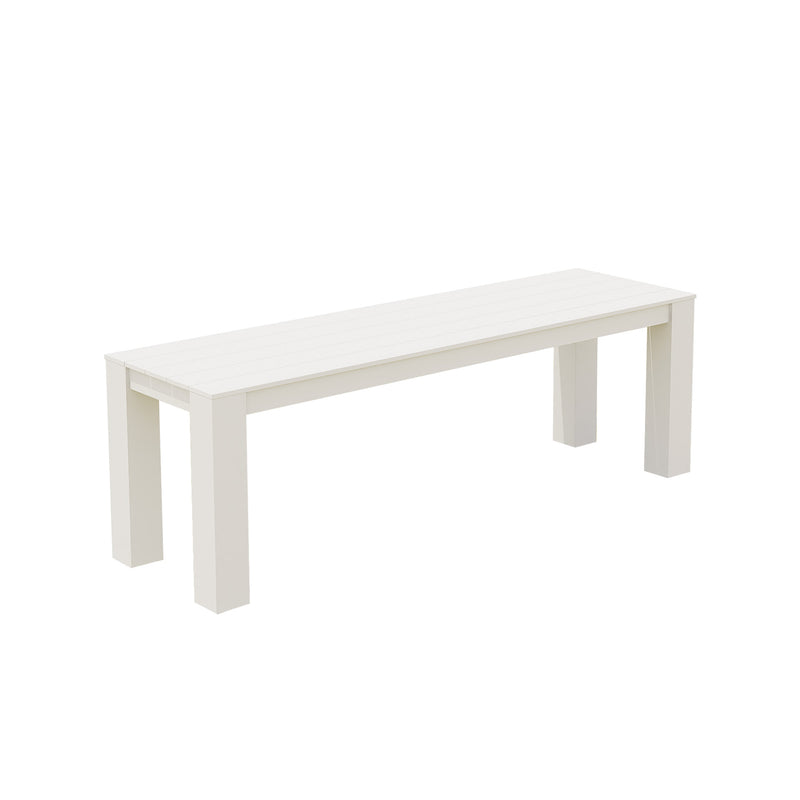 Vernon 180 cm Table Vernon 160 cm Bench and Lotus Chair Outdoor Dining Setting