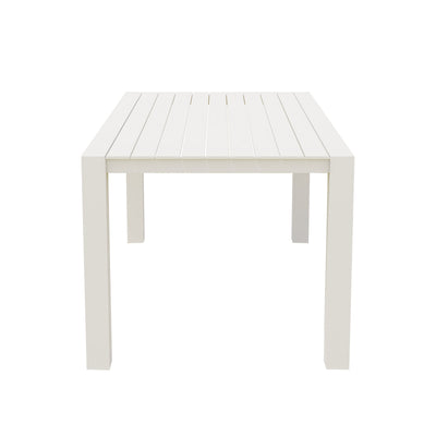 Vernon 160 cm Table Vernon 140 cm Bench and Coda Chair Outdoor Dining Setting