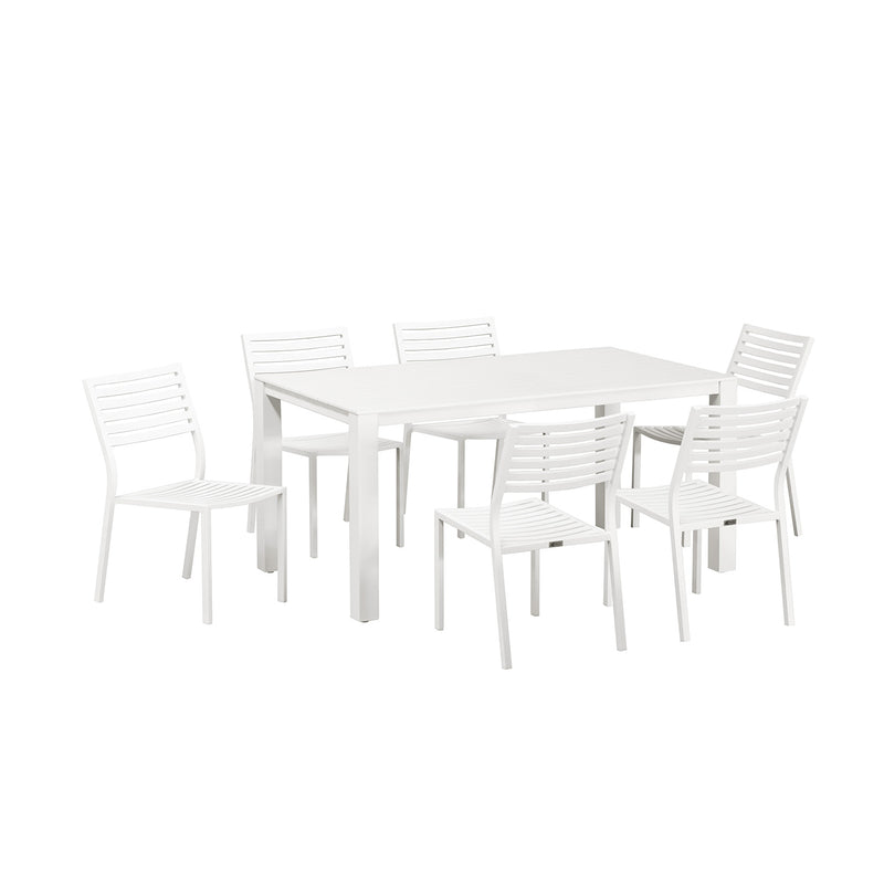 Vernon 160 cm Table Coda Chair Outdoor Dining Setting