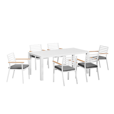 Vernon 160 cm Table Lotus Chair Outdoor Dining Setting