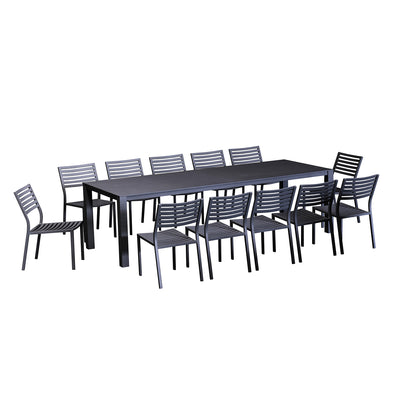 Vernon 270 cm Table Coda Chair Outdoor Dining Setting