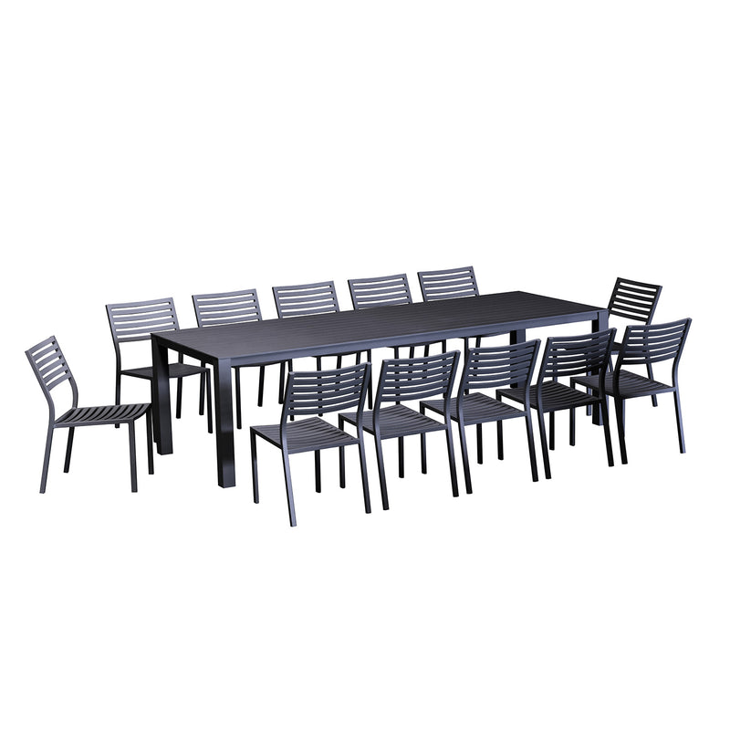 Vernon 270 cm Table Coda Chair Outdoor Dining Setting