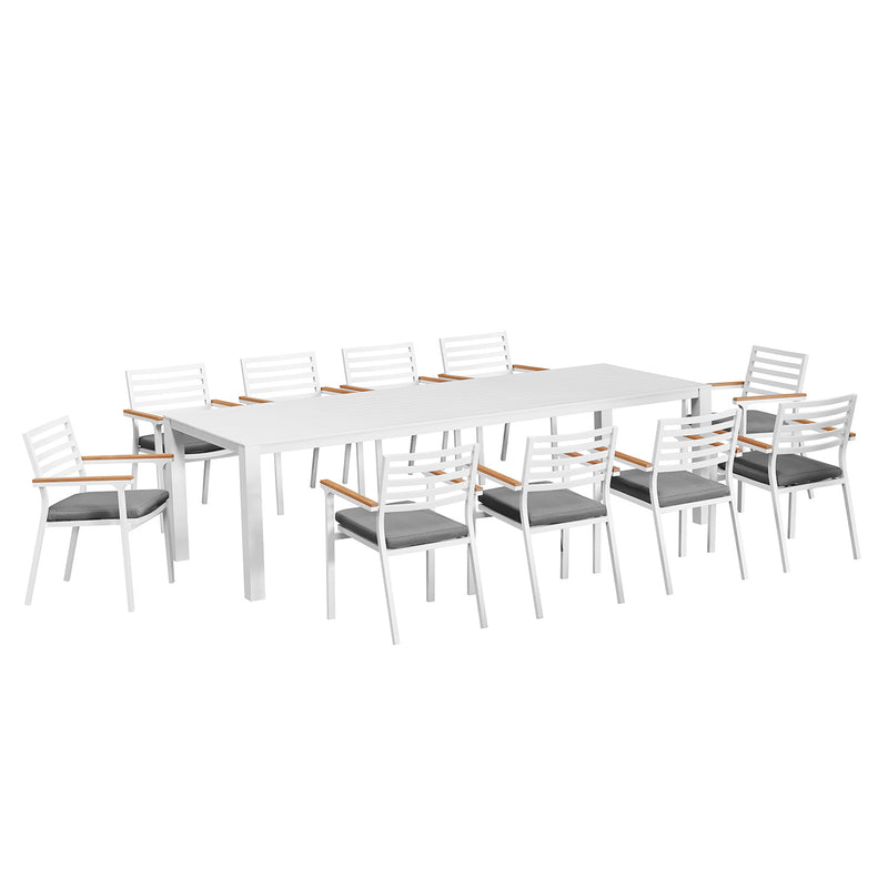 Vernon 270 cm Table Lotus Chair Outdoor Dining Setting