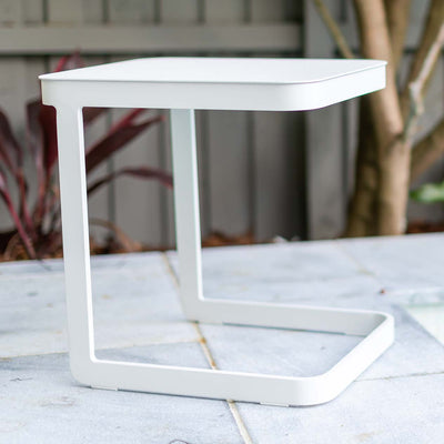 Verona Outdoor Aluminium Side Table 58 cm