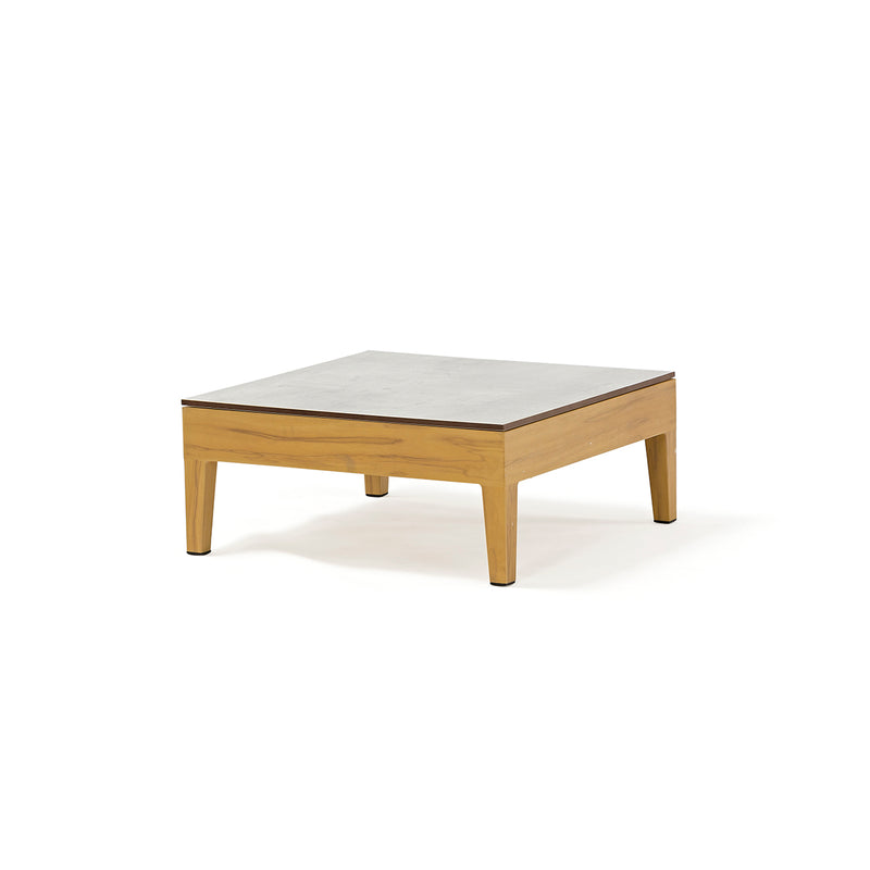 70 cm grey aluminium & timber &