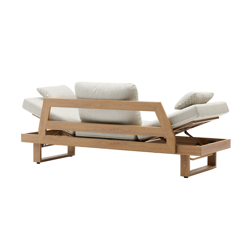 Seattle Aluminium Outdoor 3 Seater Lounge