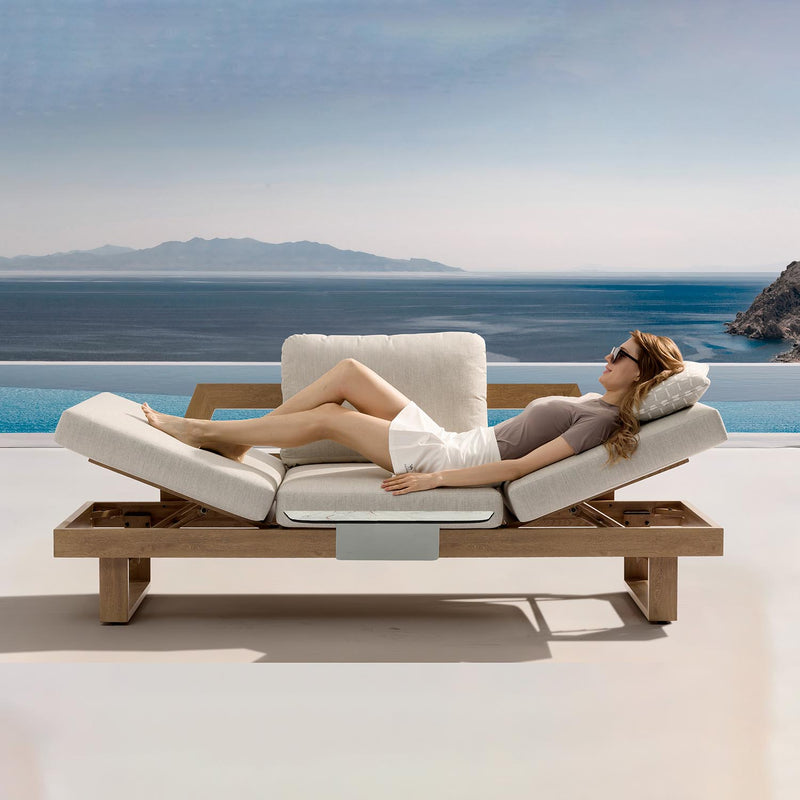 Seattle Aluminium Outdoor 3 Seater Lounge