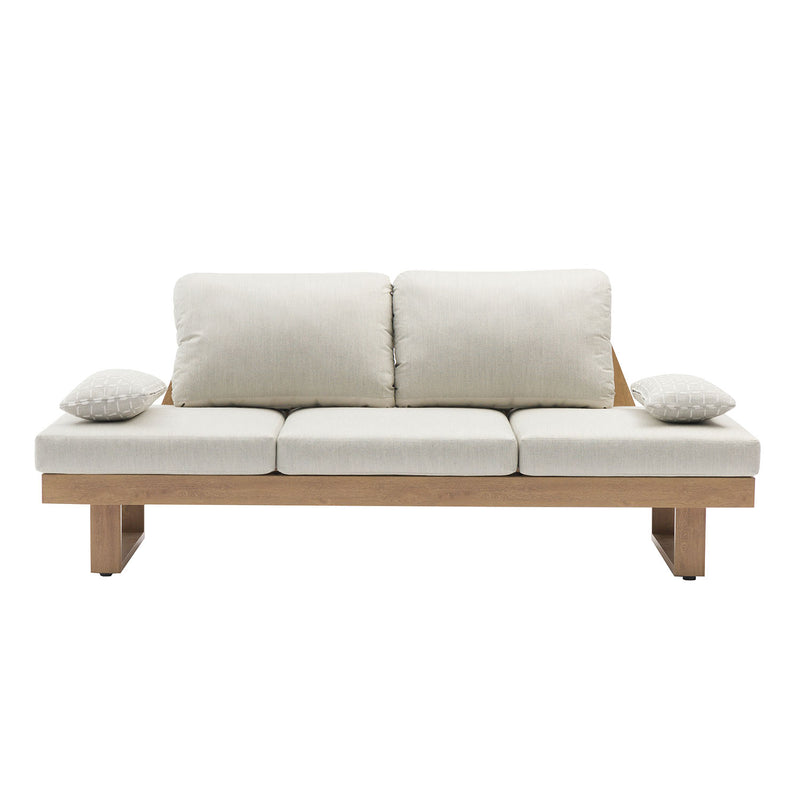 Seattle Aluminium Outdoor 3 Seater Lounge