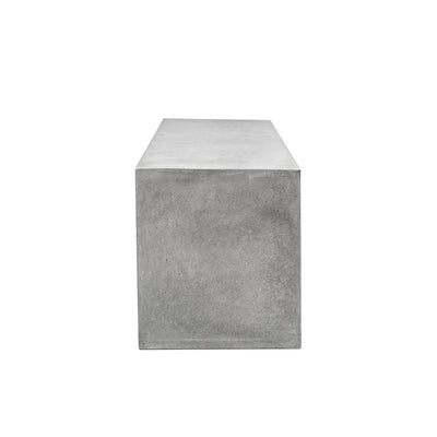 Zen Outdoor Concrete Bench 120 cm