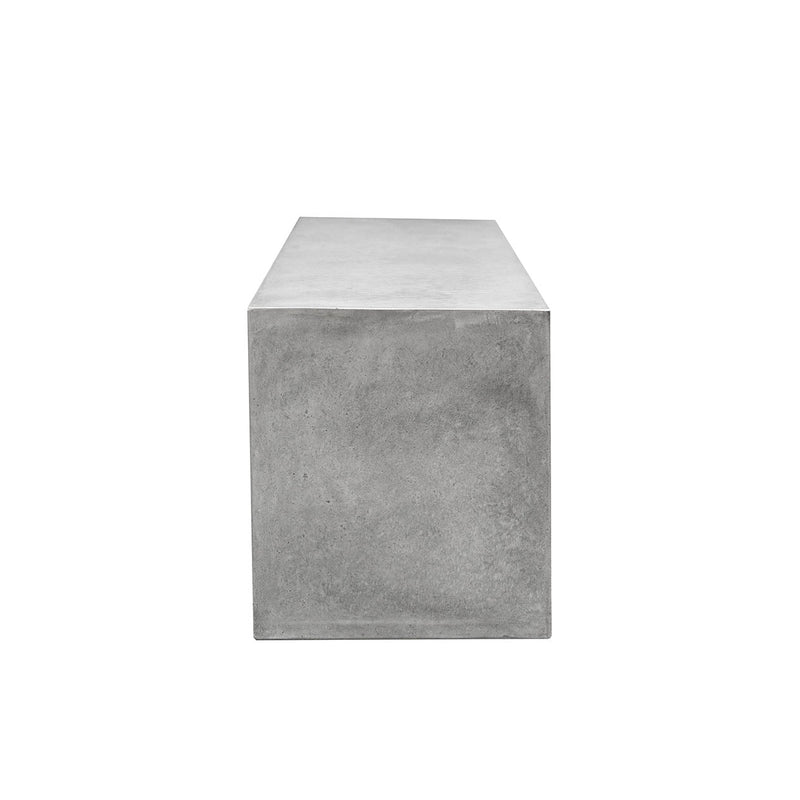 Zen Outdoor Concrete Bench 120 cm