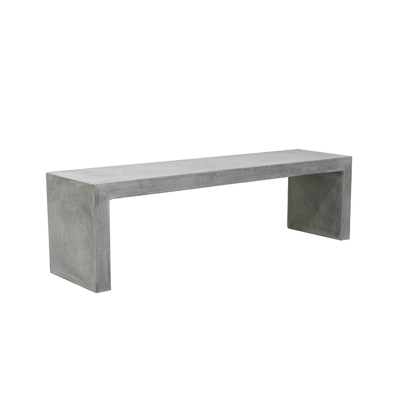 Zen Outdoor Concrete Bench 120 cm