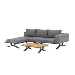 Zedd 4 Seater Outdoor Aluminium Lounge