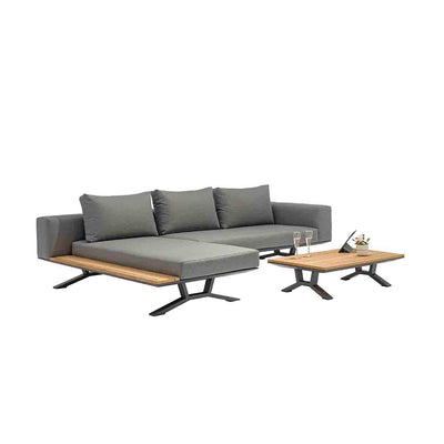 Zedd 4 Seater Outdoor Aluminium Lounge