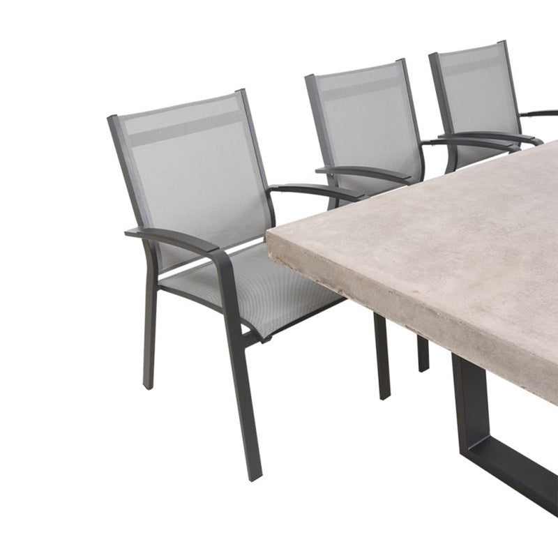 Zen Table Cosmo Chair Outdoor Dining Setting